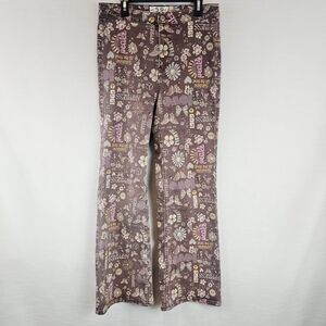 Free People We the Free Hippie Graphic Flare size 28